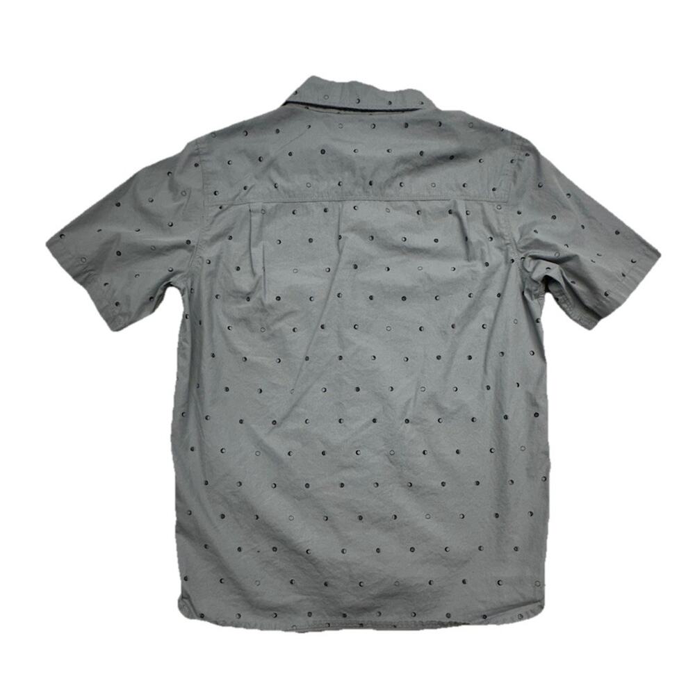 The North Face Button Up Shirt Youth Large Moon Phases Space 14/16 100% Cotton - Picture 7 of 7